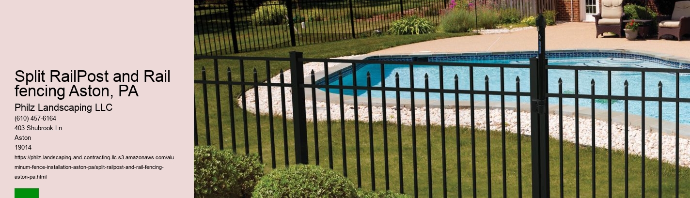 Split RailPost and Rail fencing Aston, PA